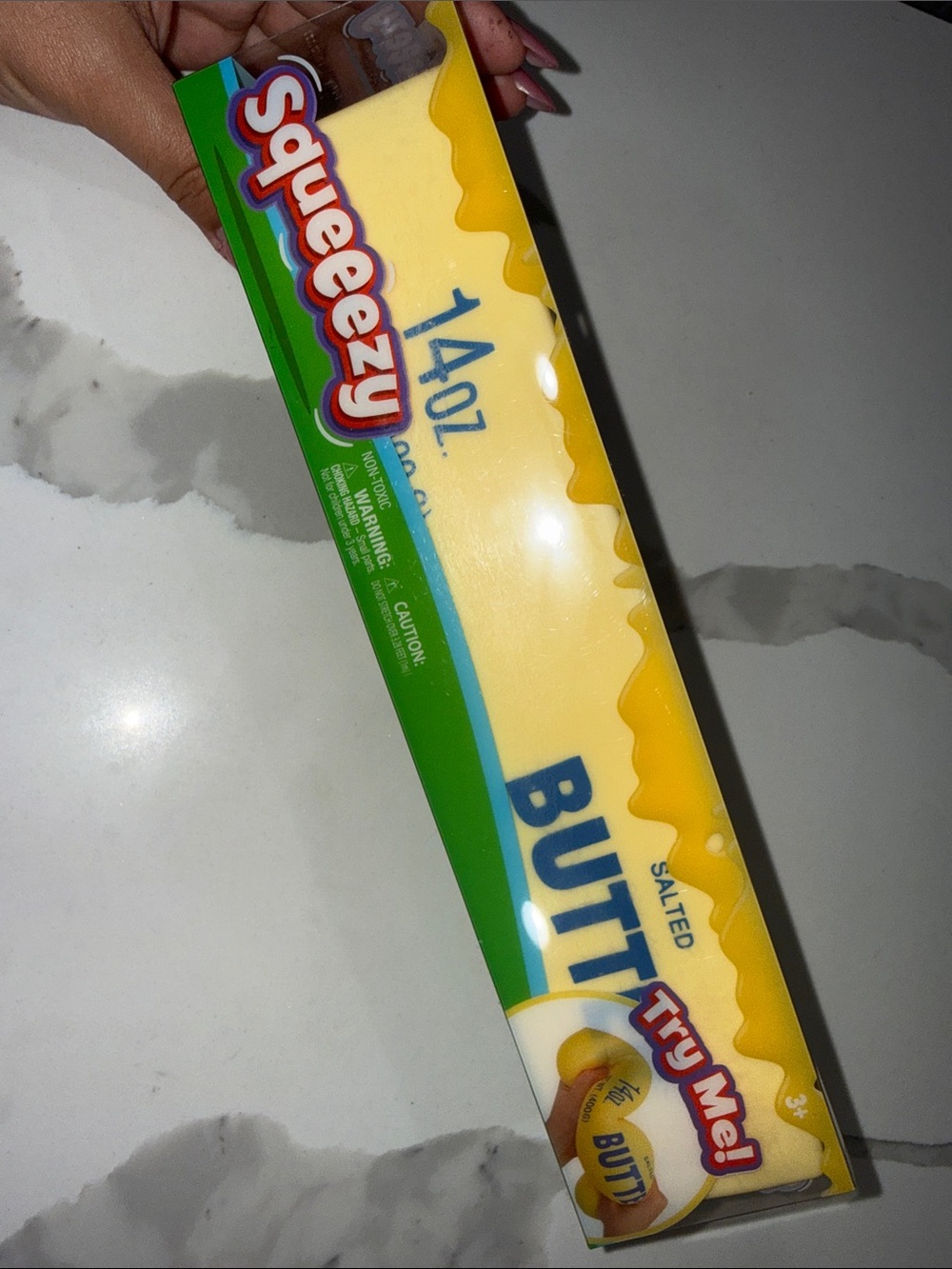 Salted Butter Squeeze Toy - Yellow